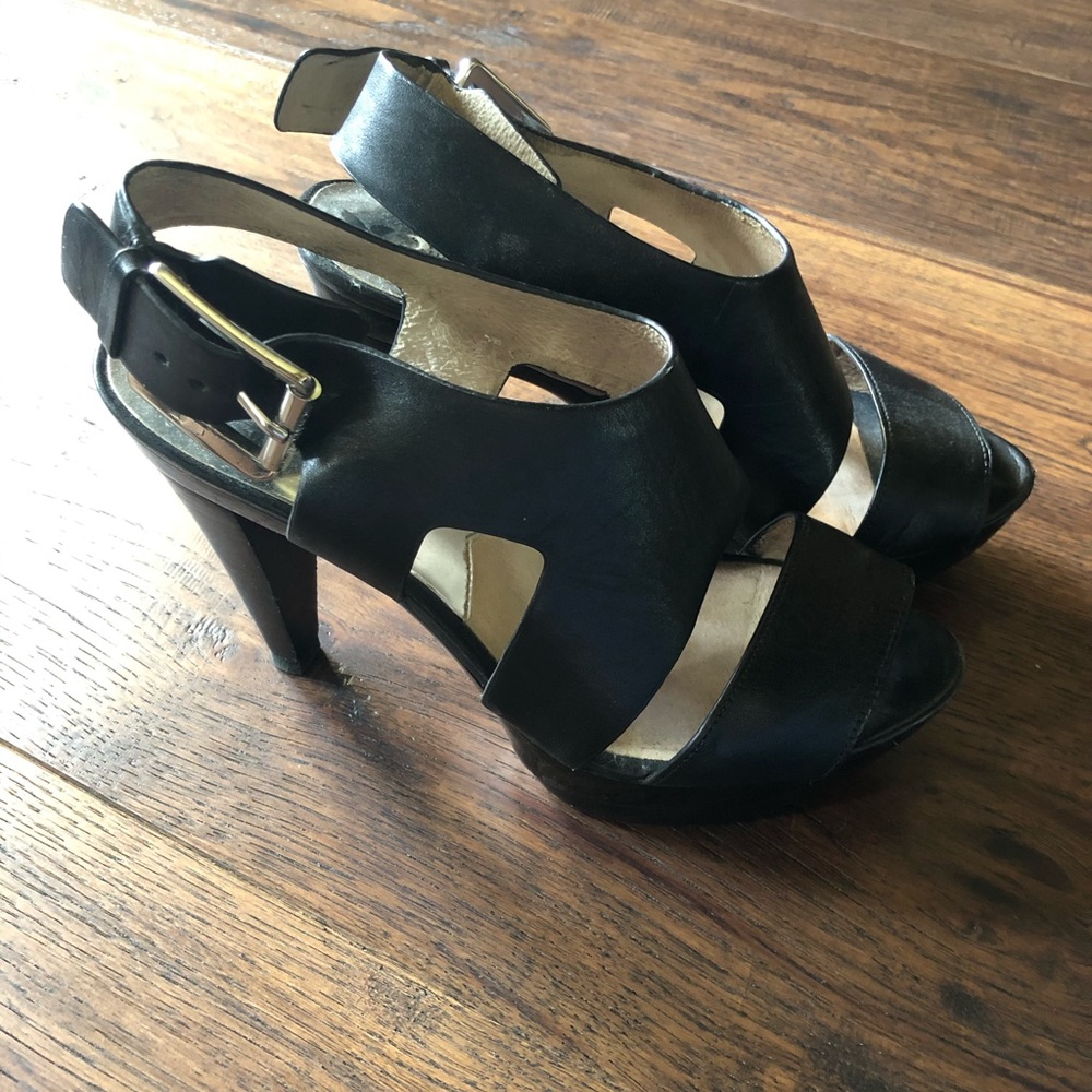 MICHAEL Michael Kors Carla Leather Platform